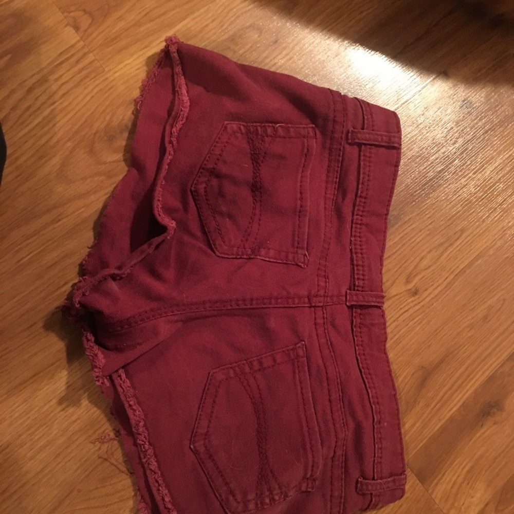 Maroon shorts